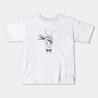 Barber Shop Art Kids T-Shirt